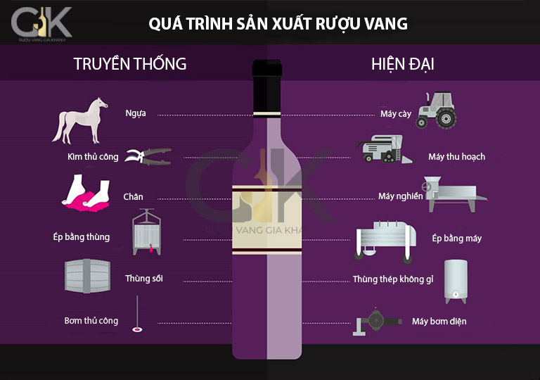 Sự khác biệt trong quá trình sản xuất rượu vang Old World và New World