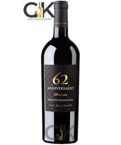 Anniversario 62 Primitivo di Manduria DOP Riserva