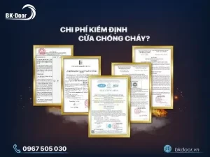Chi phí kiểm định cửa chống cháy mới nhất 2024