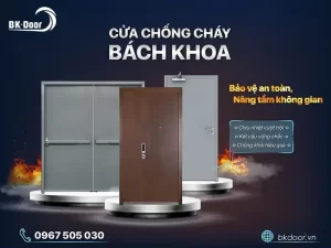 Cửa thép chống cháy và cửa gỗ chống cháy loại nào tốt hơnn