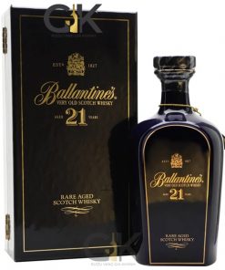 Rượu Ballantine's 21 năm Blue Ceramic Decanter