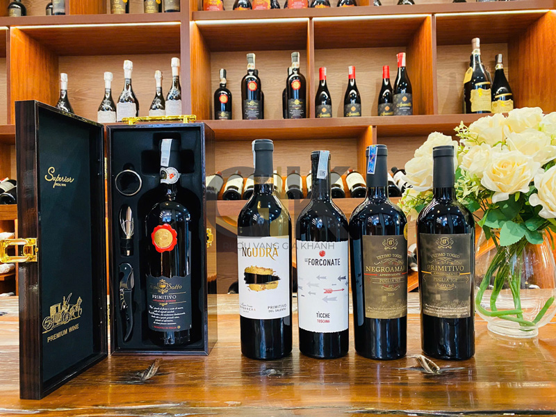 Hộp quà rượu vang GK-VG06 sơn mài