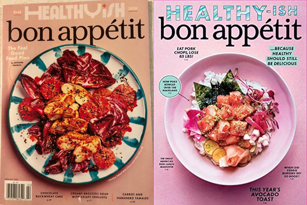 Một số bìa tạp chí Bon Appetit